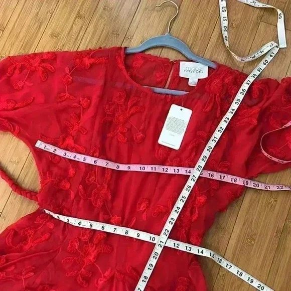 NWT Anthropologie x Mare Mare Amal Textured Mini Dress XS - Picture 7 of 9